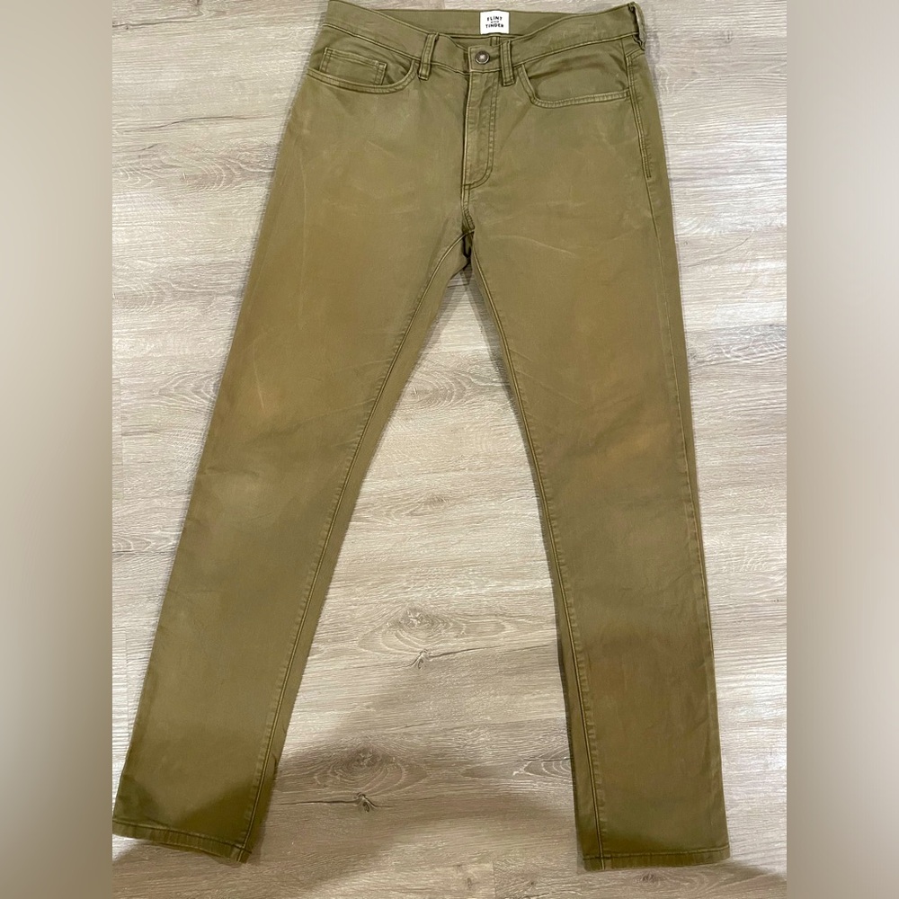 Flint and Tinder 365 slim fit pants 31x32